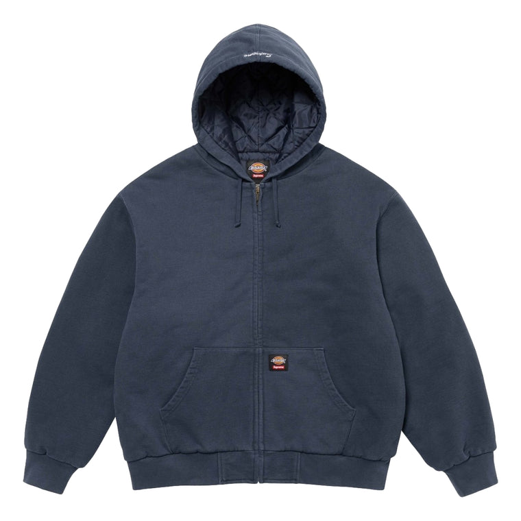 SUPREME DICKIES® LINED ZIP UP HOODED SWEATSHIRT-NAVY