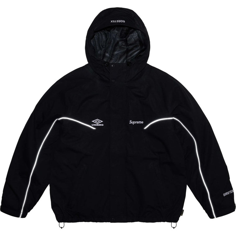SUPREME UMBRO GORE-TEX HOODED JACKET-BLACK