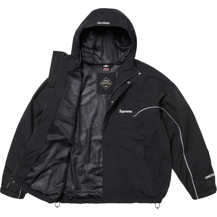 SUPREME UMBRO GORE-TEX HOODED JACKET-BLACK