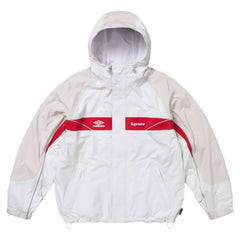 SUPREME UMBRO GORE-TEX HOODED JACKET-WHITE