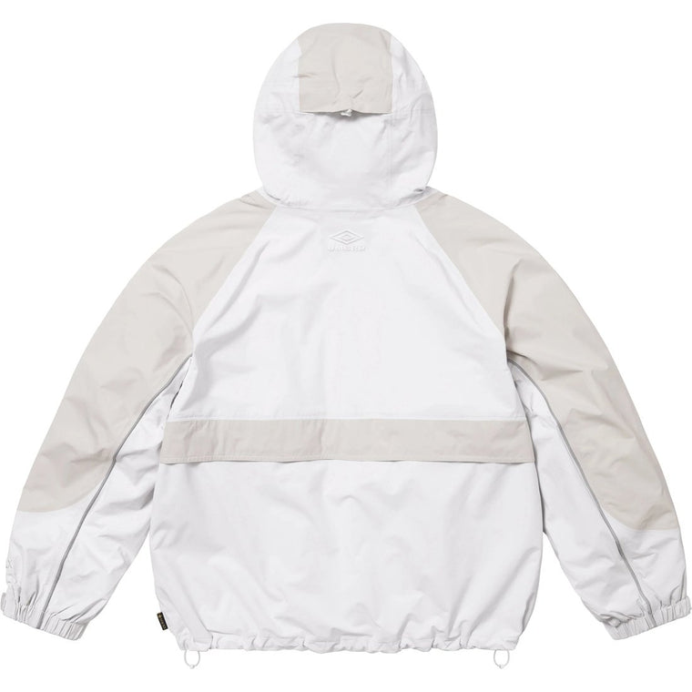SUPREME UMBRO GORE-TEX HOODED JACKET-WHITE