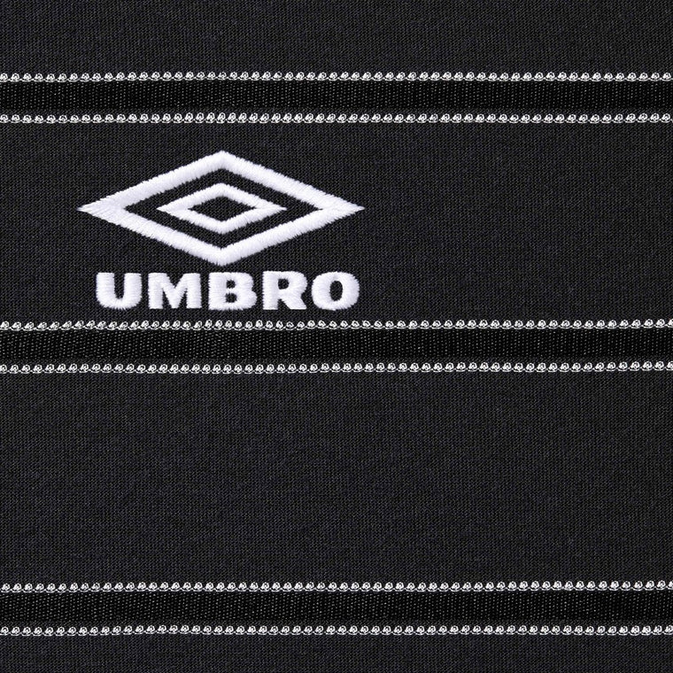 SUPREME UMBRO STRIPE SOCCER JERSEY-BLACK