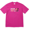 SUPREME TERA PATRICK TEE-MAGENTA