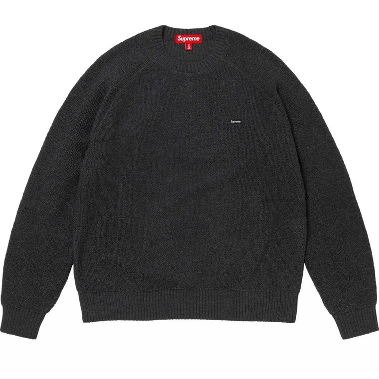 SUPREME TERRY SMALL BOX SWEATER-BLACK