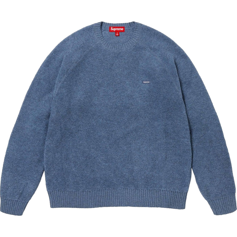 SUPREME TERRY SMALL BOX SWEATER-BLUE