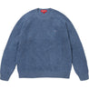 SUPREME TERRY SMALL BOX SWEATER-BLUE