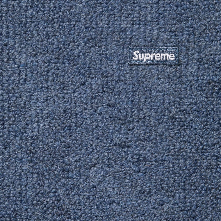 SUPREME TERRY SMALL BOX SWEATER-BLUE