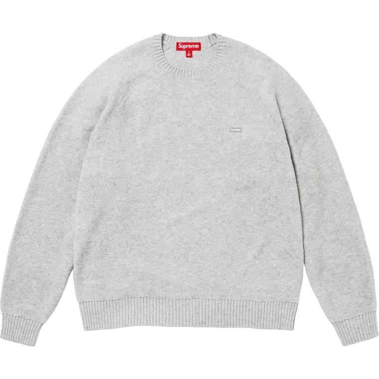 SUPREME TERRY SMALL BOX SWEATER-GREY