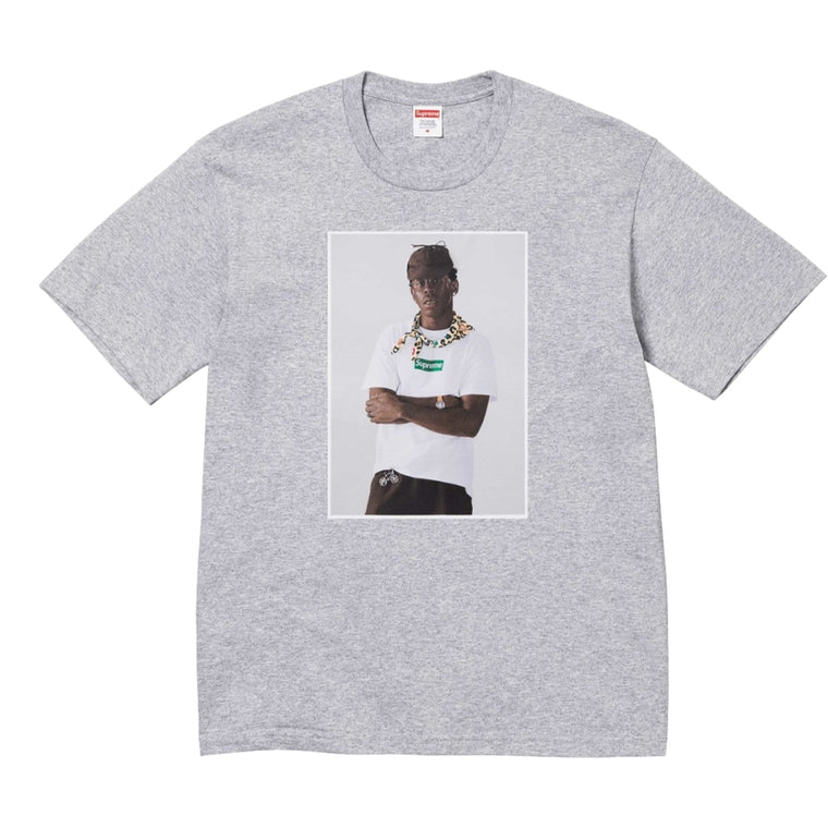 SUPREME TYLER THE CREATOR TEE-HEATHER GREY