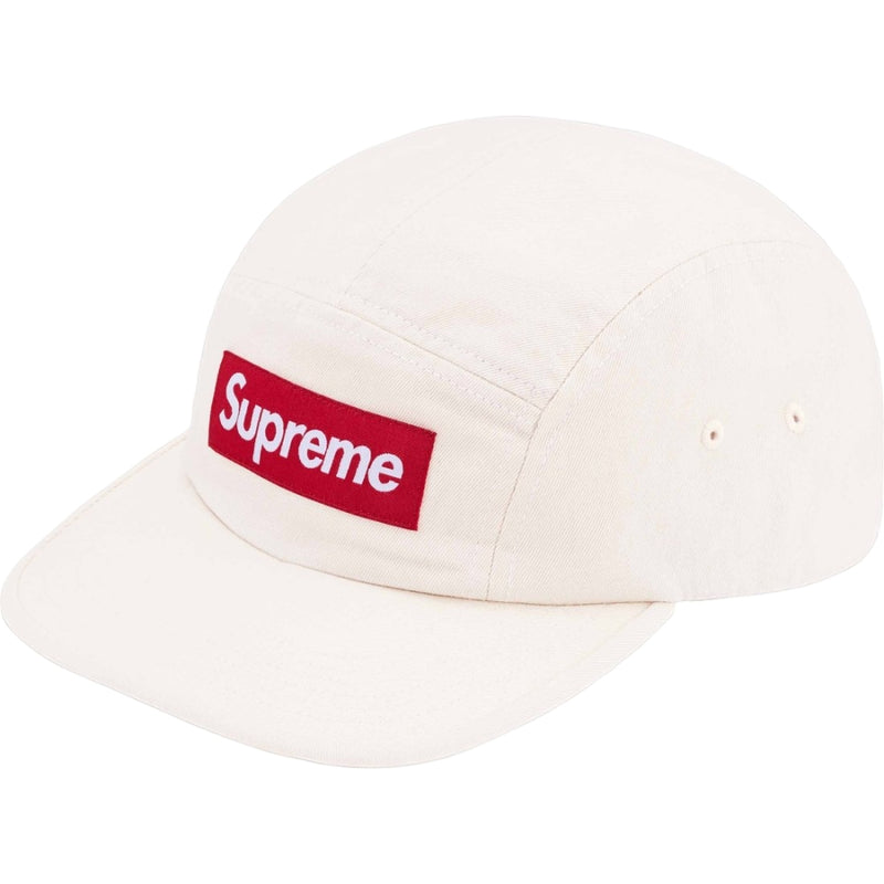 SUPREME WASHED CHINO TWILL CAMP CAP-NATURAL - Popcorn Store