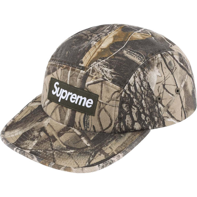 SUPREME WASHED CHINO TWILL CAMP CAP-REALTREE® HARDWOODS CAMO