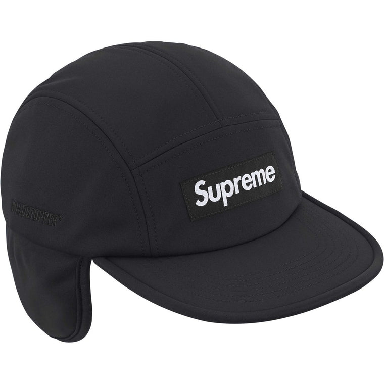 SUPREME WINDSTOPPER® EARFLAP CAMP CAP-BLACK