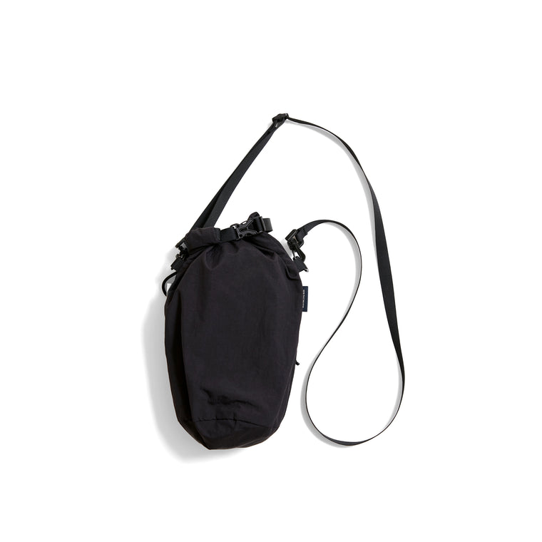 OPEN DIALOGUE x MEANSWHILE KINCHAKU BAG-BLACK