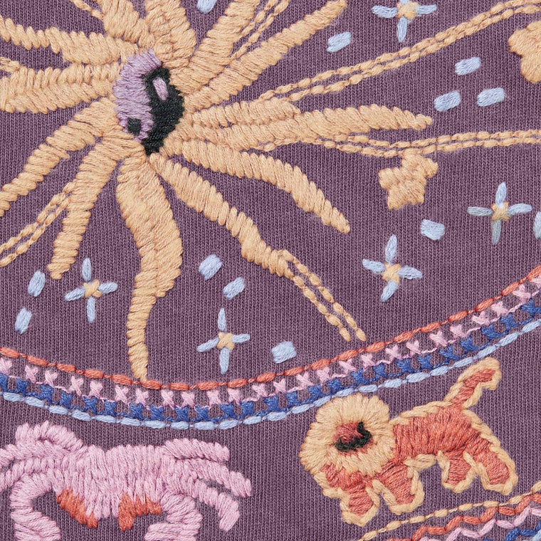 SUPREME ZODIAC S/S TOP-PURPLE