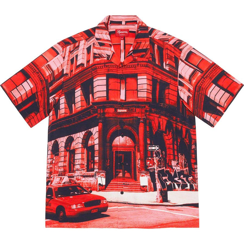 Supreme 190 Bowery Rayon S/S Shirt RED M-