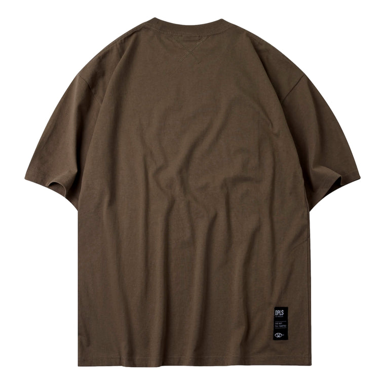 DPLS HOLOGRAM BOX LOGO CLASSIC TEE-KHAKI