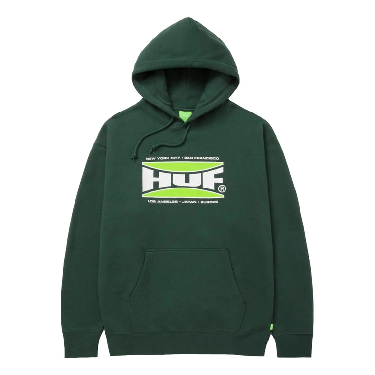 HUF BOLT P/O HOODIE-GREEN