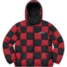 SUPREME CHECKERBOARD PUFFY JK-RED