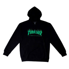 Thrasher hoodie white flame sales