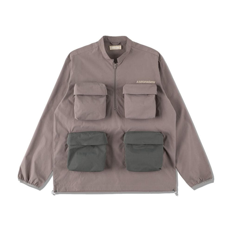 WIND AND SEA WDS UTILITY JACKET-CHARCOAL - Popcorn Store