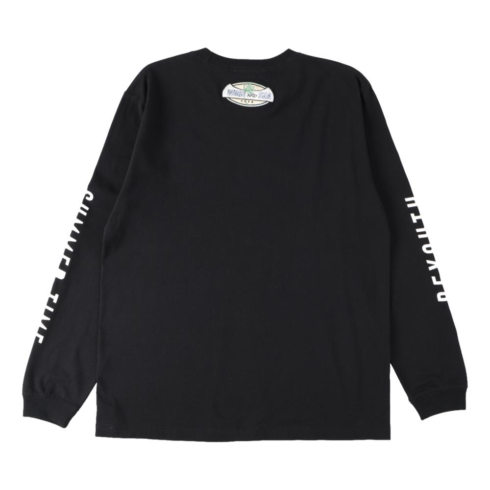 WIND AND SEA YOSHIFUKU HONOKA x WDS L/S TEE (CAR)-BLACK - Popcorn